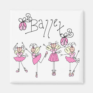 Ballett-T - Shirts und Geschenke Magnet