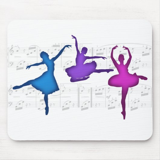 Ballett-Tagesballerinen Mousepad (Vorne)