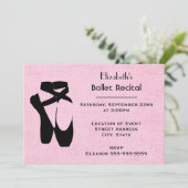 Ballett-Tanz Erwägung Einladung (Stehend Vorderseite)