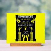 Ballett-Tanz Herzlichen Glückwunsch Acrylschild (Neutral)