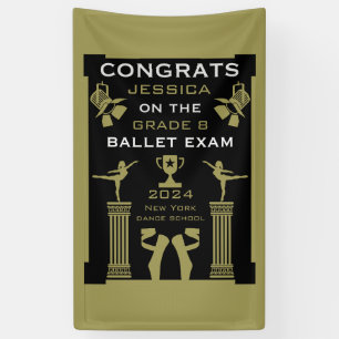 Ballett-Tanz Herzlichen Glückwunsch Banner