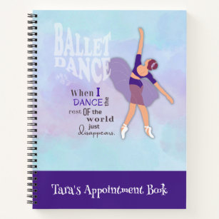 Ballett-Tanz Inspiration-Notebook Notizblock