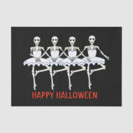 Ballett-Tanz Skelette-Halloween-Party Seidenpapier