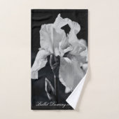 Ballett Tanzen auf Bühne in Schwarz und Weiß Badhandtuch Set (Handtuch)