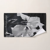 Ballett Tanzen auf Bühne in Schwarz und Weiß Badhandtuch Set (Handtuch)