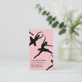 Ballett-Tanzen-Visitenkarten Visitenkarte (Stehend Vorderseite)