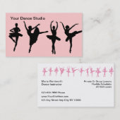 Ballett-Tanzen-Visitenkarten Visitenkarte (Vorne/Hinten)