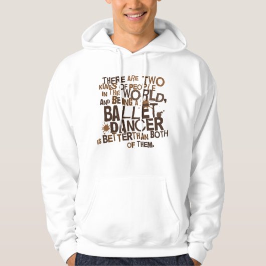 Ballett-Tänzer-Geschenk Hoodie (Vorderseite)