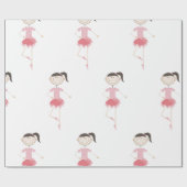 Ballett-Tänzer Geschenkpapier (Flach)