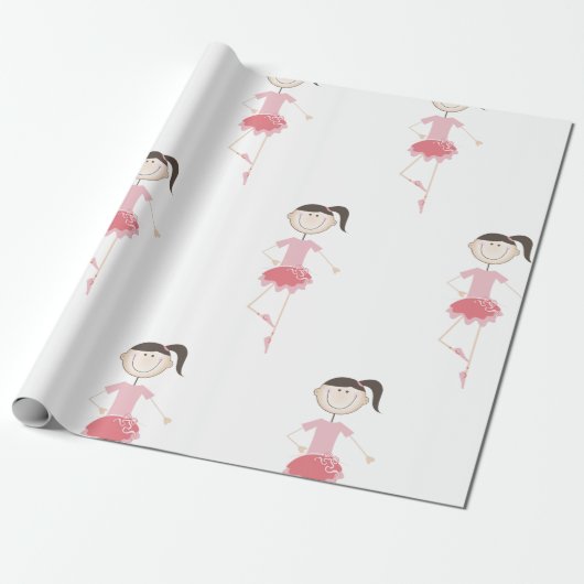 Ballett-Tänzer Geschenkpapier (Ungerollt)