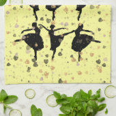 BALLETT-TÄNZER HANDTUCH (Gefaltet)