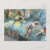 Ballett-Tänzer in den Flügeln Edgar Degas Postkarte (Vorderseite)