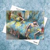 Ballett-Tänzer in den Flügeln Edgar Degas Postkarte
