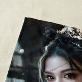 Ballett-Tänzer in einem grünen TuTu und Feen Flüge Strandtuch (Beispiel)