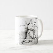 Ballett-Tänzer Kaffeetasse (VorderseiteRechts)