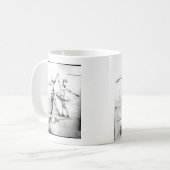 Ballett-Tänzer Kaffeetasse (Vorderseite Links)