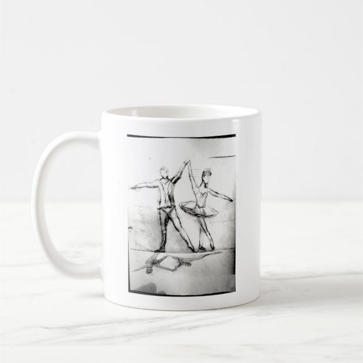 Ballett-Tänzer Kaffeetasse (Links)