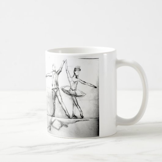 Ballett-Tänzer Kaffeetasse (Rechts)