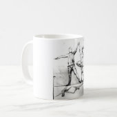 Ballett-Tänzer Kaffeetasse (Vorderseite Links)