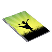 Ballett-Tänzer-Notizbuch Notizblock (Rechte Seite)