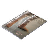 BALLETT-TÄNZER-NOTIZBUCH. PERSÖNLICHE GROSSE NOTIZBLOCK (Linke Seite)