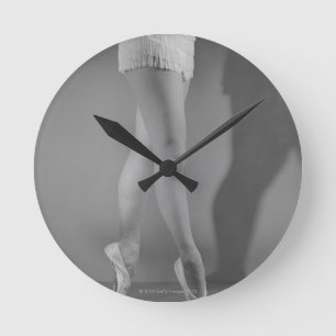 Ballett-Tänzer Runde Wanduhr