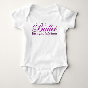Ballett-Tänzer-Waren Baby Strampler