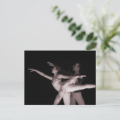 Ballett - Tanzpartner 2 - Rot Postkarte (Stehend Vorderseite)