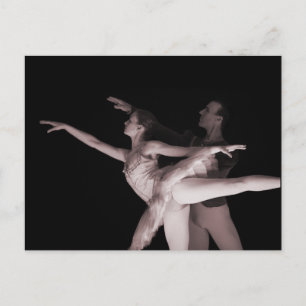 Ballett - Tanzpartner 2 - Rot Postkarte