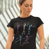 Ballett Tanzskelett gruselig geile Halloween T-Shirt
