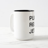 Ballett-Tasse Plié, Relevé, Jeté Zweifarbige Tasse (Vorderseite Links)