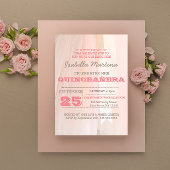 Ballett Tutu Quinceañera Einladung