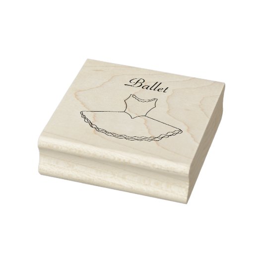 Ballett Tutu Rubber Briefmarke Gummistempel (Stempel)