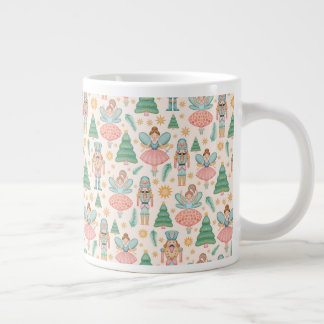 Ballett und Fairies auf Creme-Hintergrund Jumbo-Tasse