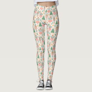 Ballett und Fairies auf Creme-Hintergrund Leggings