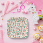 Ballett und Fairies auf Creme-Hintergrund Pappteller (Party)