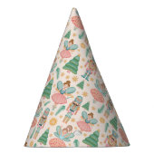 Ballett und Fairies auf Creme-Hintergrund Partyhütchen (Rechts)