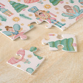 Ballett und Fairies auf Creme-Hintergrund Puzzle (Seite)