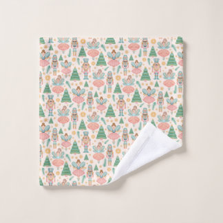 Ballett und Fairies auf Creme-Hintergrund Waschlappen