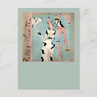 Ballett und Theater Postkarte