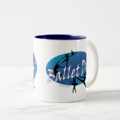 Ballett-Vater-Tasse Zweifarbige Tasse (VorderseiteRechts)
