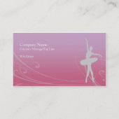 Ballett-Visitenkarte Visitenkarte (Rückseite)
