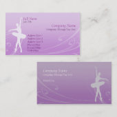 Ballett-Visitenkarte Visitenkarte (Vorne/Hinten)