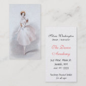Ballett-Visitenkarte Visitenkarte (Vorne/Hinten)