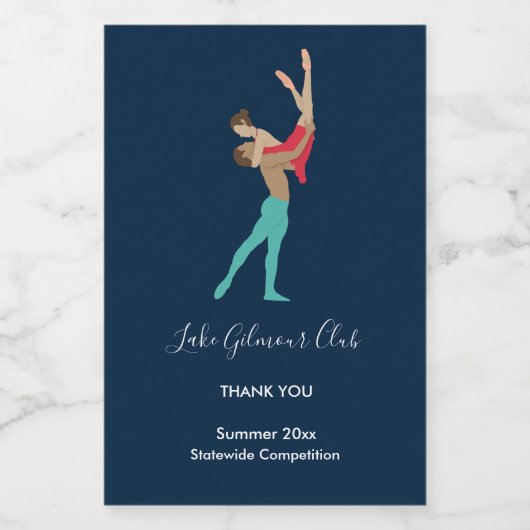 Ballett Weinetikett (Einzelnes Label)