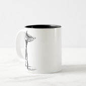 Ballett Zweifarbige Tasse (Vorderseite Links)