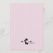 Ballettaufforderung Einladung (Rückseite)