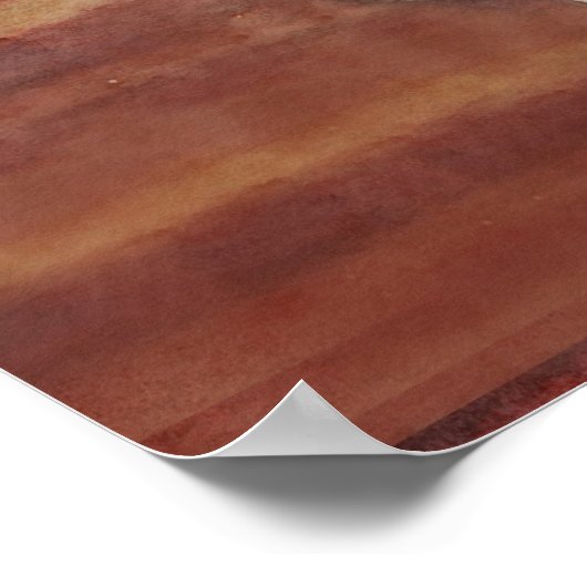 Ballettblüte Poster (Ecke)