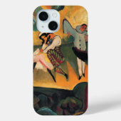 Ballettbusse, russisches Ballett mit August Macke Case-Mate iPhone Hülle (Rückseite)