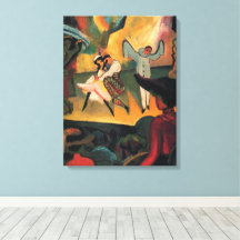 Ballettbusse, russisches Ballett mit August Macke